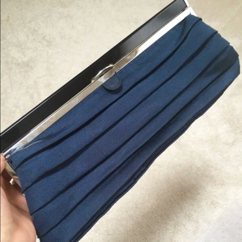 FrenchConnection DeepBlue Denim-look Clutch (VGUC)